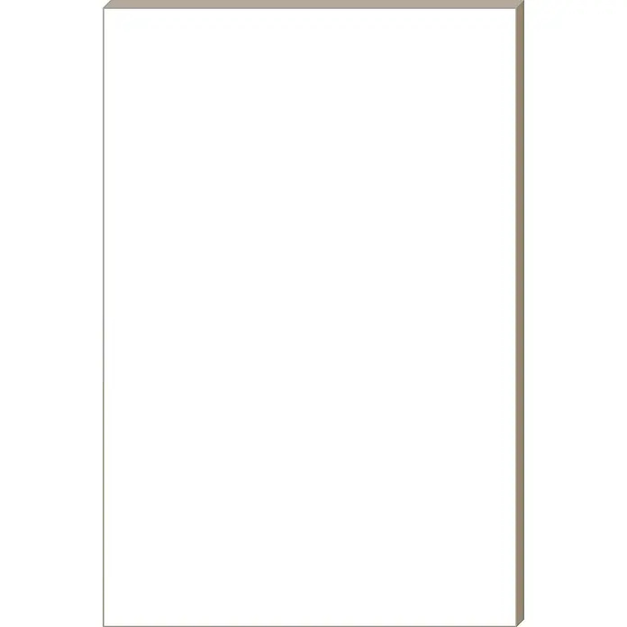 Kilsgaard Oberflächenmuster Lamikor - Passend für: Kilsgaard Lamikor Türzargen & Zimmertüren TopWeiß - Leere Leinwand mit schlichtem, grauem Rahmen. Ideal für Kunstprojekte und zur individuellen Gestaltung von Räumen mit Ihren eigenen Kreationen.