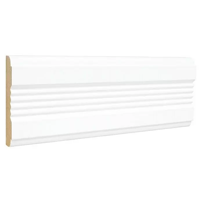 Profilleiste - 244 x 1,6 x 7,5 cm, MDF - Diagonale Ansicht