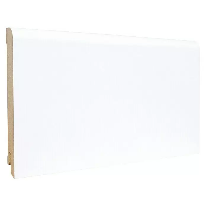 Sockelleiste - 240 x 1,8 x 12 cm, MDF - Diagonale Ansicht