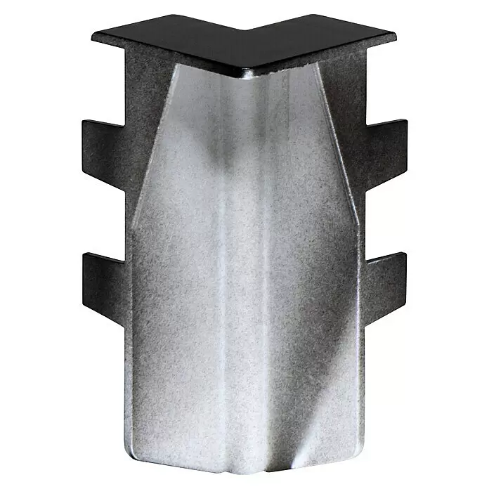 Innenecke Modern 58 - Schwarz, 2 Stk. - Vorderansicht