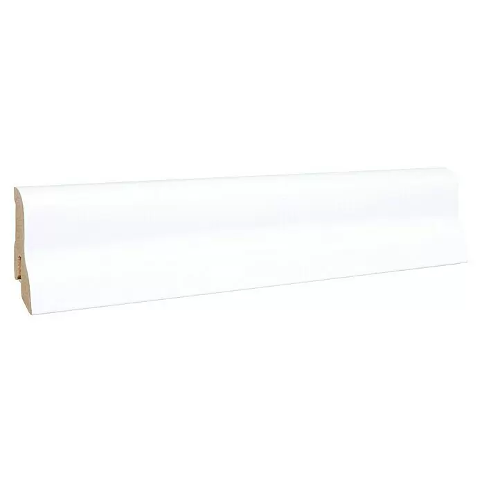 Sockelleiste - 240 x 2 x 4 cm, MDF - Diagonale Ansicht