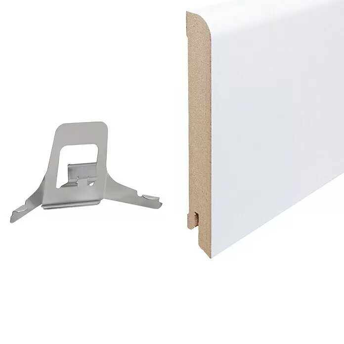 Sockelleiste - 240 x 1,8 x 12 cm, MDF - Detailaufnahme