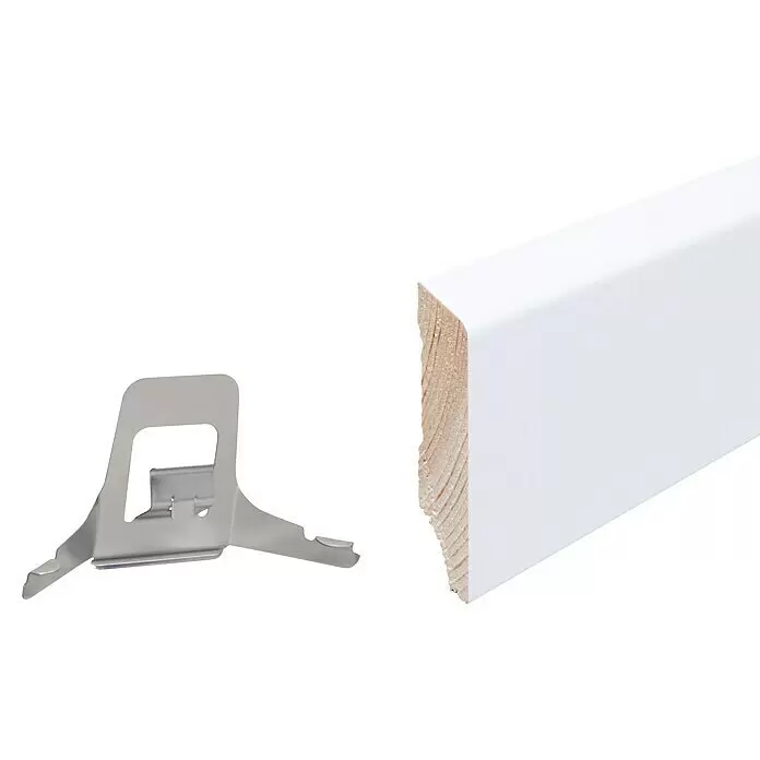 Sockelleiste I - 240 x 1,6 x 5,8 cm, Kiefer - Detailaufnahme