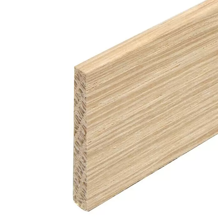 Rechteckleiste - 100 x 0,5 x 3 cm, Eiche - Detailaufnahme