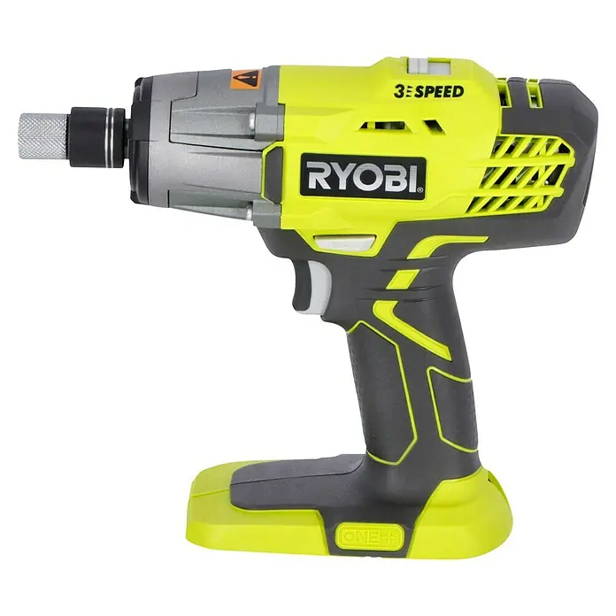 Ryobi ONE+ Akku-Schlagschrauber R18IW3-0 - 18 V, Ohne Akku, 400 Nm - Ryobi Akku-Schlagschrauber mit drei Geschwindigkeiten für effizientes und schnelles Schrauben in verschiedenen Materialien.