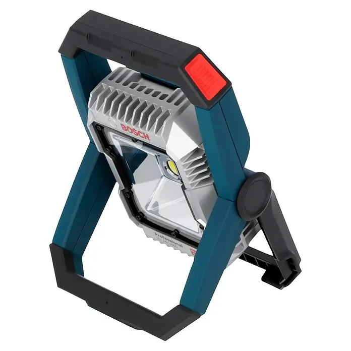Bosch Professional AMPShare 18V LED-Akkustrahler GLI 18V-1900 - 18 V, Ohne Akku, Lichtstrom: 1.900 lm - Akku-Baustrahler Bosch Professional mit robustem Gehäuse und hoher Leuchtkraft für den flexiblen Einsatz auf Baustellen.