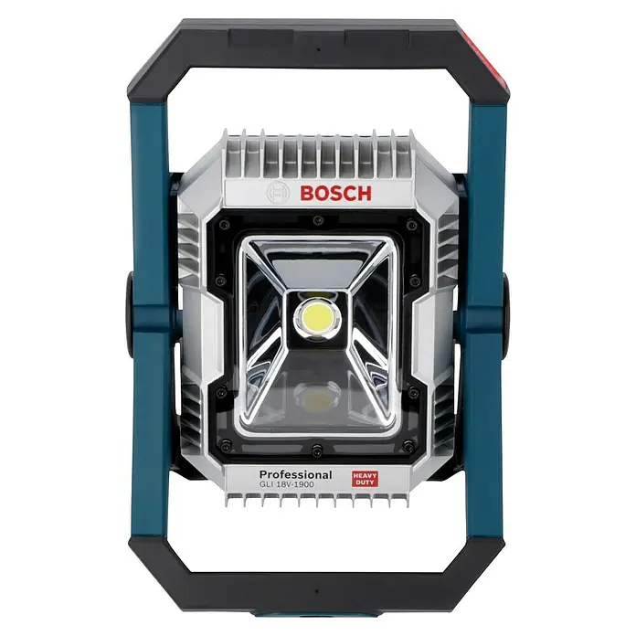 Bosch Professional AMPShare 18V LED-Akkustrahler GLI 18V-1900 - 18 V, Ohne Akku, Lichtstrom: 1.900 lm - Das Bosch GLI 18V-1900 Professional LED-Baustrahler für Profis. Robustes Gehäuse und heller Lichtstrahl für den anspruchsvollen Einsatz.