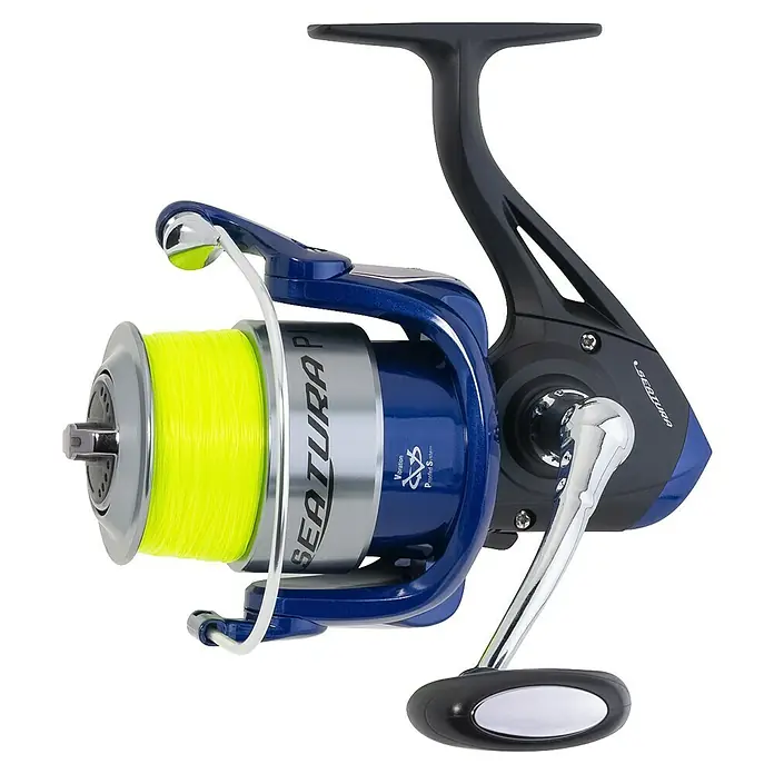 Westline Angelrolle Seatura -  - Abbildung einer Seatura-Angelrolle mit gelber Angelschnur, ideal für Angler, die Wert auf Qualität legen.