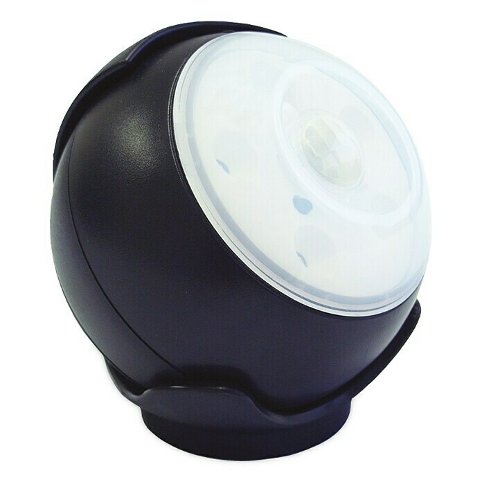 Voltomat Luz a pilas con sensor (Equipamiento: Detector de movimiento, Negro, LED)