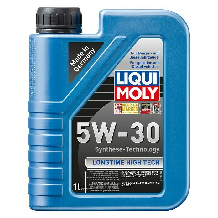 Liqui Moly Motoröl Longtime High Tech (5W-30, C3, 1 l)