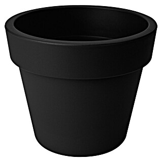 Elho Green Basics Plantenpot Top Planter (Buitenmaat (Ø x h): 40 x 33 cm, Kunststof, Zwart)