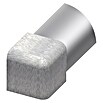 Quadroeck (Edelstahl, Silber, Höhe: 8 mm, Gebürstet)