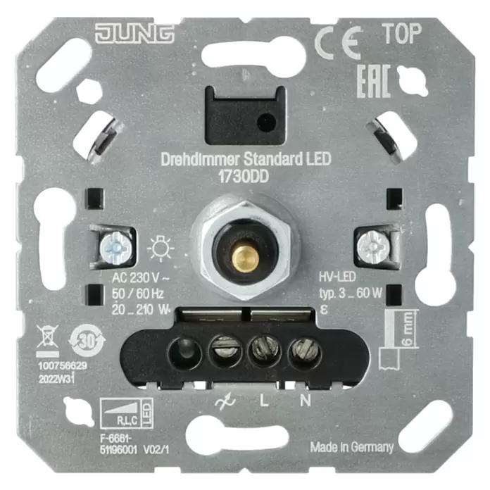 Jung LED-Dimmer 1730 DD - Metall