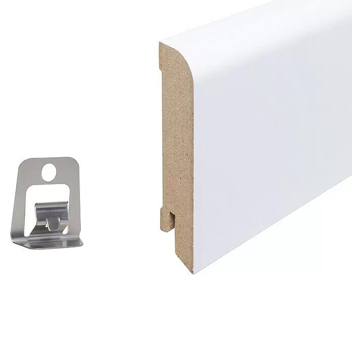 Sockelleiste - 240 x 1,8 x 7,8 cm, MDF - Detailaufnahme