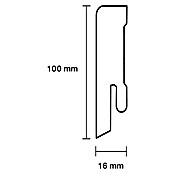 Sockelleiste (240 x 1,6 x 10 cm, MDF) | BAUHAUS