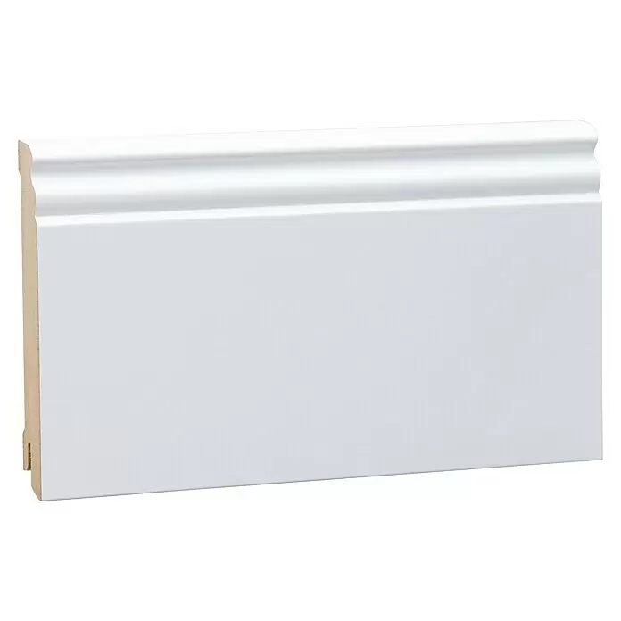 Sockelleiste - 244 x 1,8 x 11,5 cm, MDF - Diagonale Ansicht