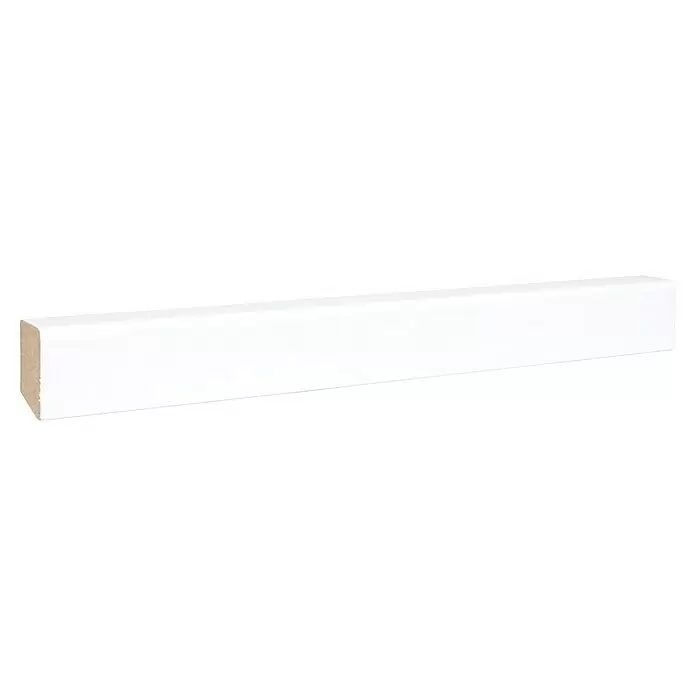 Sockelleiste - 240 x 1,6 x 2,2 cm, MDF - Diagonale Ansicht