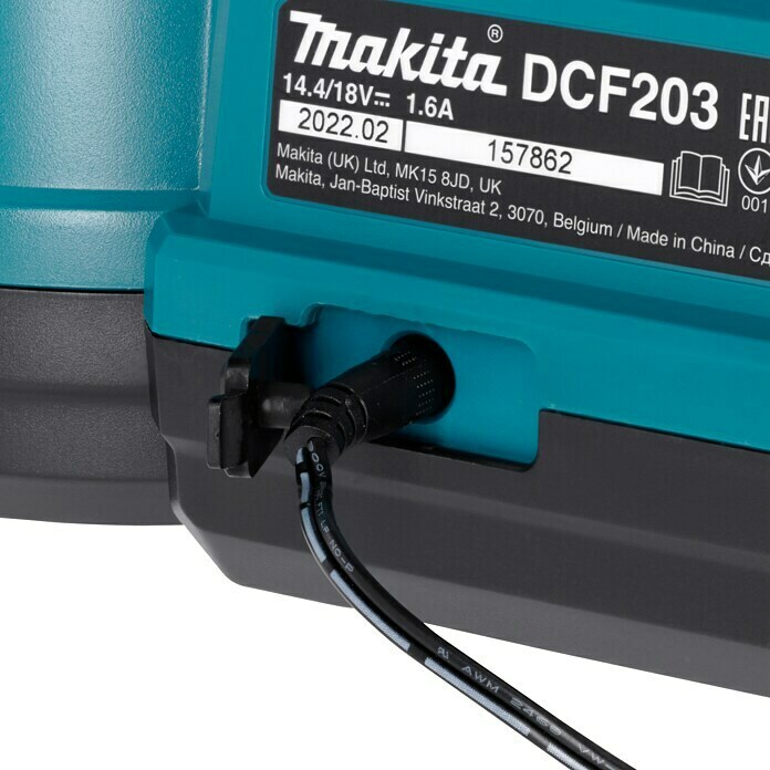 Makita LXT 18V Ventilador de batería DCF203Z (18 V, 110 V - 240 V, Sin batería, Volumen de aire: 8,2 m³/min) | BAUHAUS