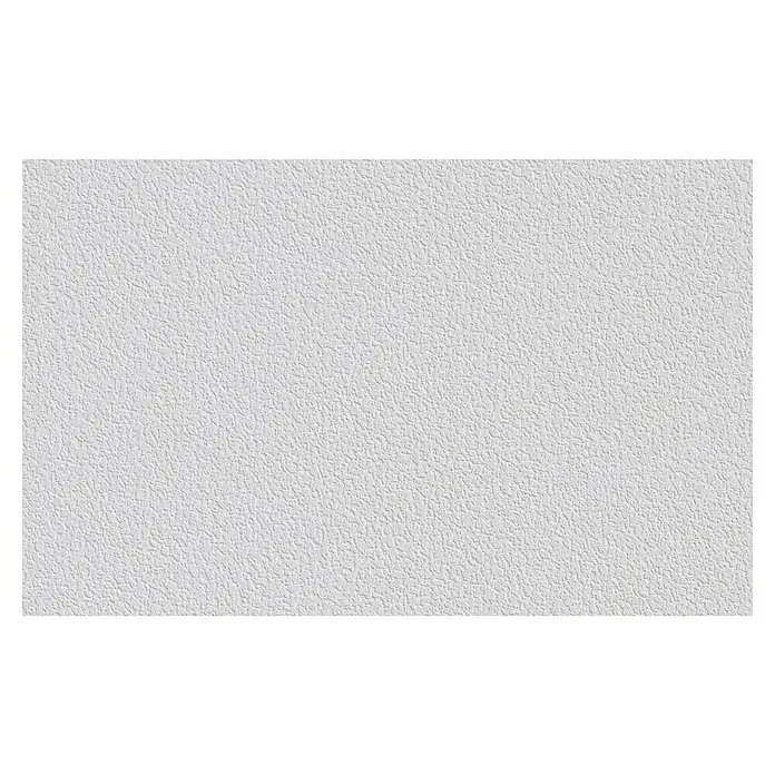 Erfurt Vliestapete Vliesfaser Protect - 204, Uni, 10,05 x 0,53 m - Detailaufnahme einer strukturierten, weißen Wand. Die ungleichmäßige Oberfläche erzeugt ein dezentes Licht- und Schattenspiel.