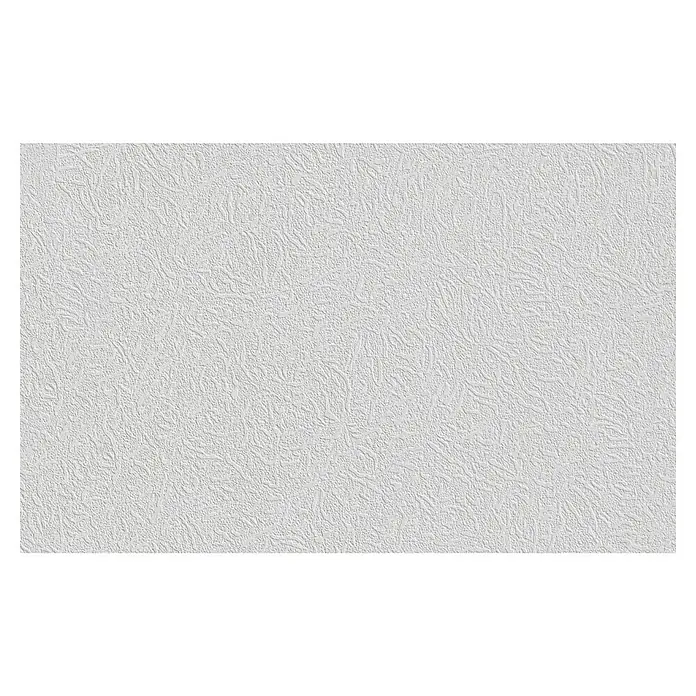 Erfurt Vliestapete Vliesfaser Protect - 209, Uni, 10,05 x 0,53 m - Nahaufnahme einer weißen, strukturierten Raufasertapete, ideal für Renovierungen oder als Hintergrund für Texturen.