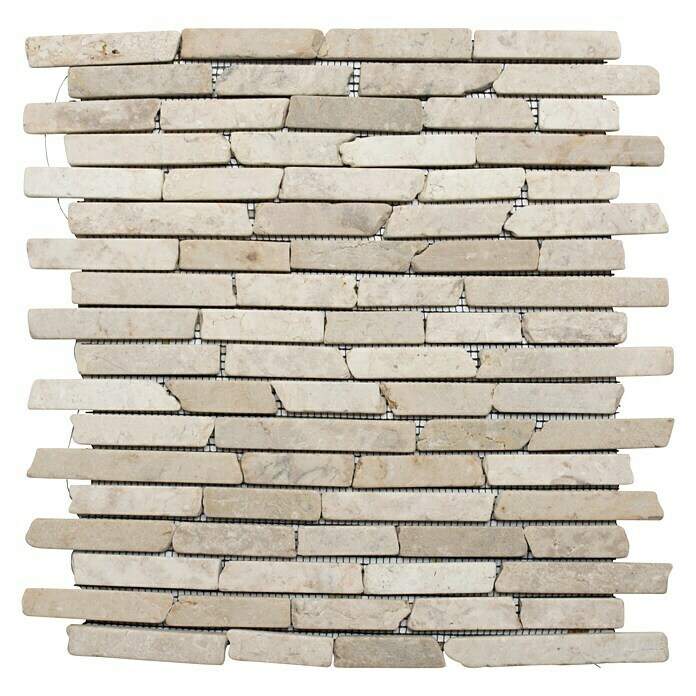 Mosaikfliese MOS BRICK 10530,5 x 30,5 cm, Beige, Matt View From Above