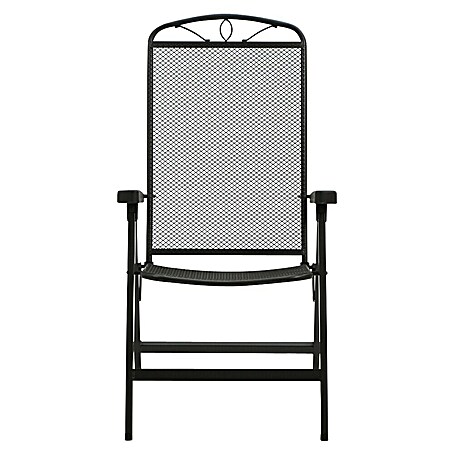Siena Garden Elda Klappstuhl Elda (Klappbar, Anthrazit, B x T x H: 65 x 60 x 103 cm)