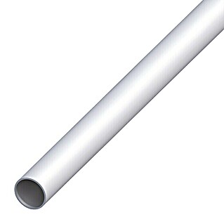 Kantoflex Tubo redondo (Ø x L: 8 x 1.000 mm, Aluminio, Plateado, Anodizado)