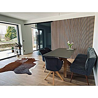 FibroTech Akustikpaneel Proff (Light Oak, 3.000 x 605 x 22 mm)