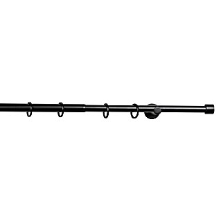 Stilgarnitur Cosy (Black, Auszugslänge: 120 cm - 210 cm)