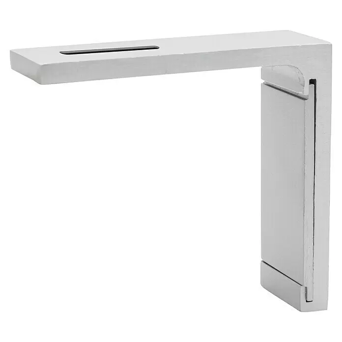Wandträger - 1 Stk., Aluminium-Silber, Länge: 6,5 cm - Diagonale Ansicht