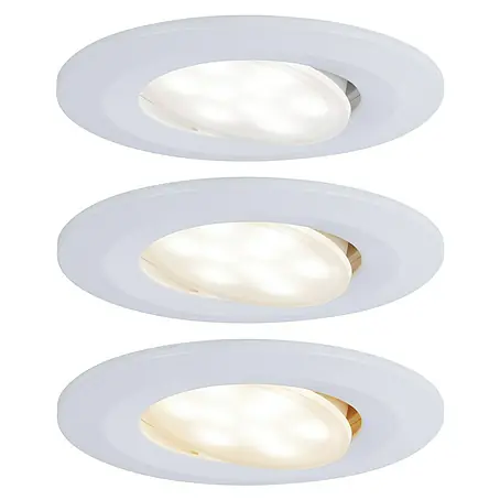 Paulmann  LED-Einbauleuchten-Set rund Calla
