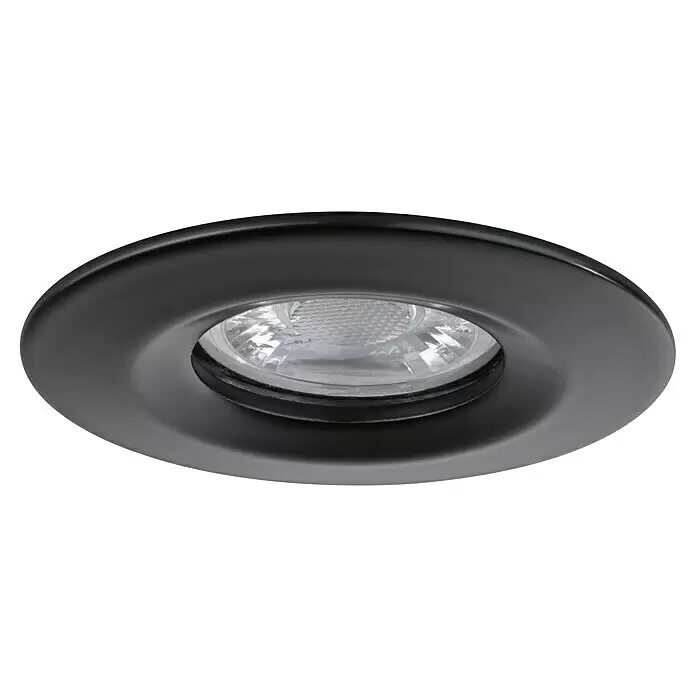 Paulmann LED-Einbauleuchten-Set rund Nova Mini Coin4 W, Ø x H: 6,6 x 3 cm, Schwarz, 3 Stk., Starr
