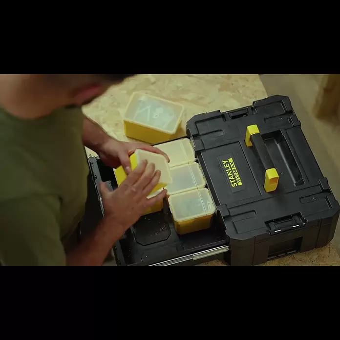 Stanley TSTAK Caja para herramientas Con cajones - 31,5 x 42,5 x 17,6 cm - STANLEY FMST1-71968