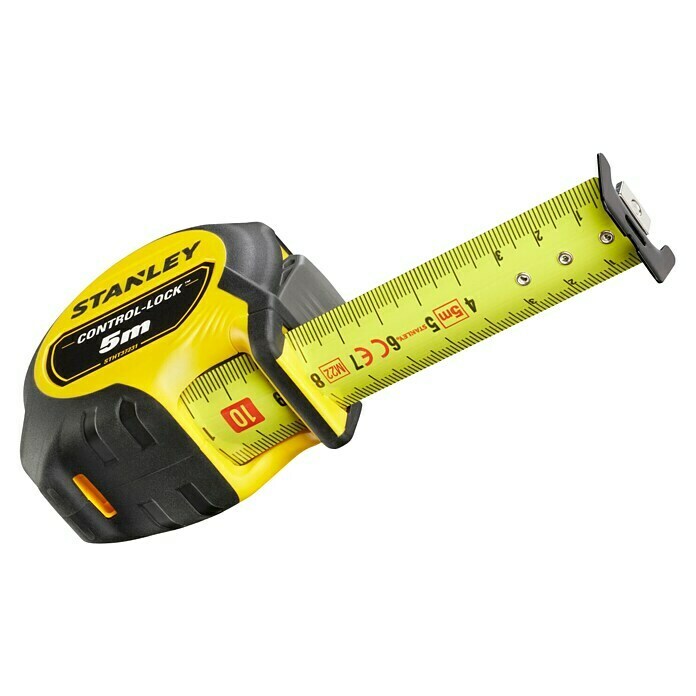Stanley Metar s kočnicom Control Lock  (Duljina trake za mjerenje: 5 m, Sa zaustavnom napravom) | BAUHAUS