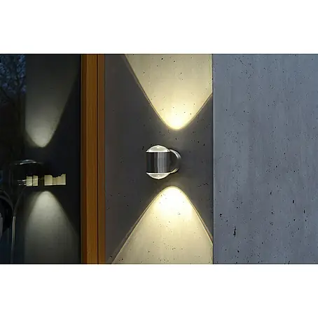 Lutec  Aplique exterior LED Crystal