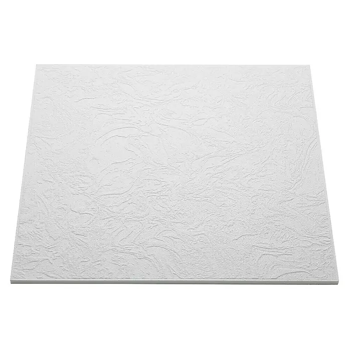 Nmc Decoflair Deckenplatte T200 - 50 x 50 cm, Weiß, Polystyrol - Geprägte weiße Deckenplatte.
