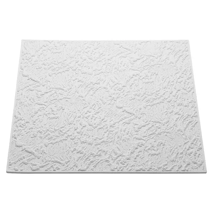 Nmc Decoflair Deckenplatte T105 - 50 x 50 cm, Weiß, Polystyrol - Strukturierte Deckenplatte in Weiß, ideal für moderne Innenräume. Die Oberfläche bietet eine einzigartige Textur und Optik.