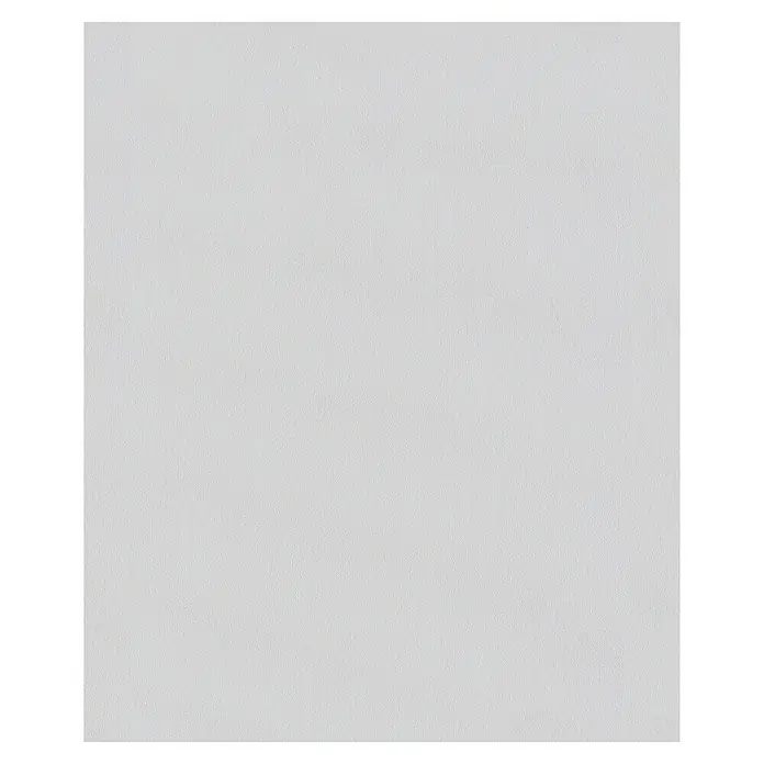 Erfurt Vliestapete Vliesfaser Ready301, Uni, 10,05 x 0,53 m - Nahaufnahme eines weißen, quadratischen Papierblatts mit einer subtilen Textur, umrandet von einem schwarzen Rahmen.