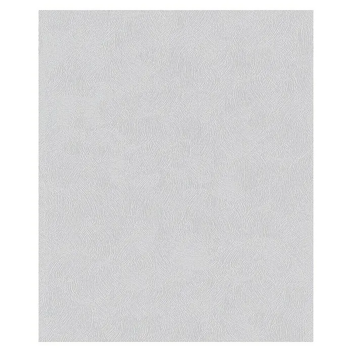 Erfurt Vliestapete Strukturvlies Basic - 404, Uni, 10,05 x 0,53 m - Grauer Hintergrund mit einem subtilen wirbelartigen Muster, das eine strukturierte Oberfläche erzeugt. Das Design verleiht Tiefe und Interesse.