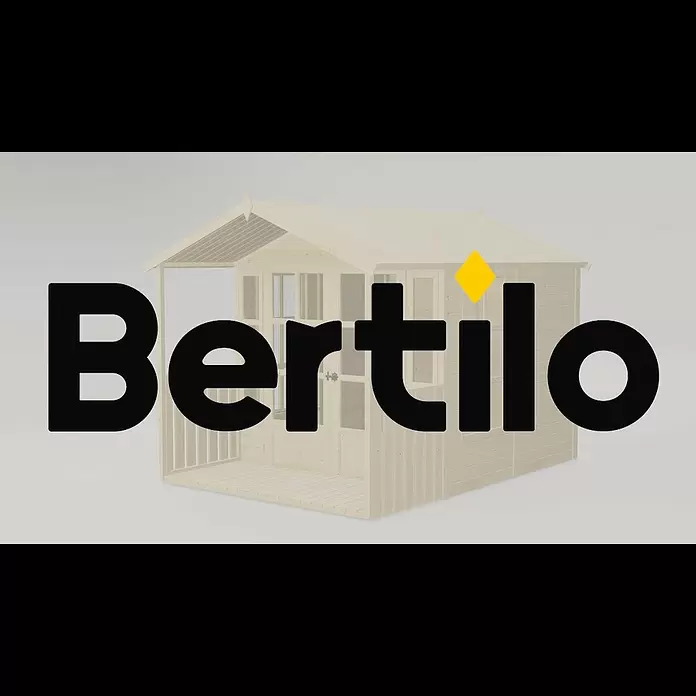 Bertilo Gartenhaus Arley - Außenmaß inkl. Dachüberstand (B x T): 214 x 305 cm, Holz, Natur - Bertilo Arley easy element system 0 1