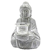 Buddha (14 x 12,5 x 20 cm, Mit Teelichthalter)