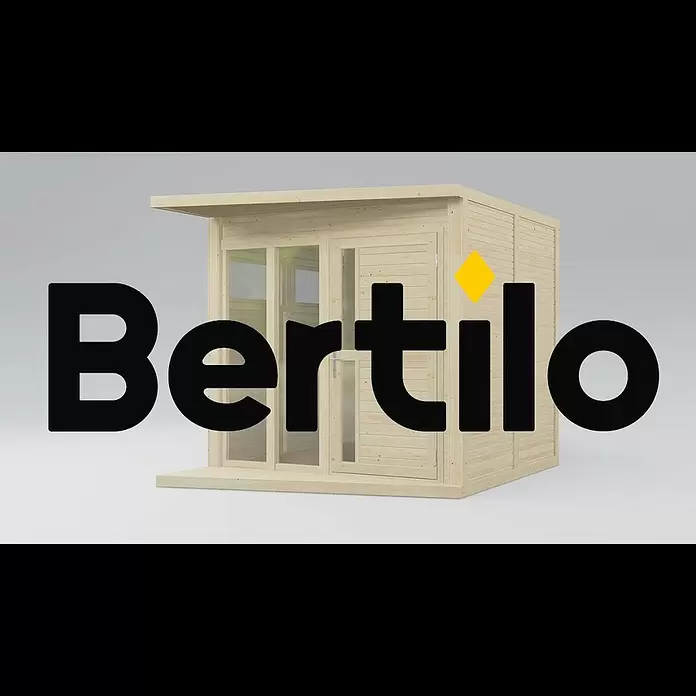 Bertilo Gartenhaus Concept Office - Außenmaß inkl. Dachüberstand (B x T): 237 x 310 cm, Holz, Anthrazit - Bertilo Concept Office easy element system Window