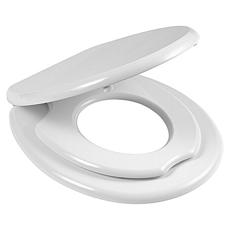 Poseidon WC-Sitz Kidi I (MDF, Weiß, Mit Absenkautomatik)