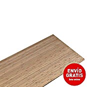 Exclusivholz Encimera de madera maciza (Bambú, 260 x 63,5 x 2,6 cm)