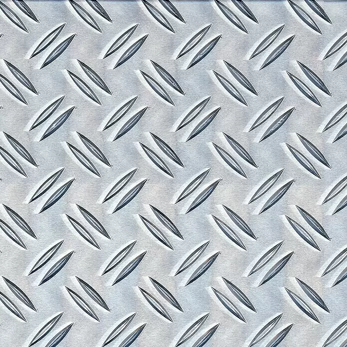 Kantoflex Riffelblech1.000 x 600 mm, Stärke: 2,5 mm - 3,5 mm, Aluminium, Unbehandelt