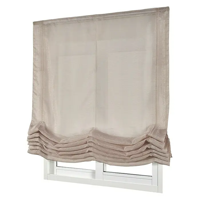Estor plegable Paqueto Basic - An x Al: 90 x 175 cm, Piedra - Elegante estor enrollable de ventana en beige delicado. Su tejido suave y su diseño elegante lo convierten en un punto de atracción en cualquier habitación.