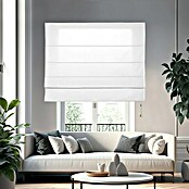 Estor plegable City (An x Al: 175 x 180 cm, 65% poliéster y 35% algodón, Blanco)