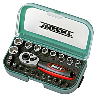 Wisent Set de llaves de vaso WPL 22 (22 pzs., Tamaño de accionamiento: ¼″)