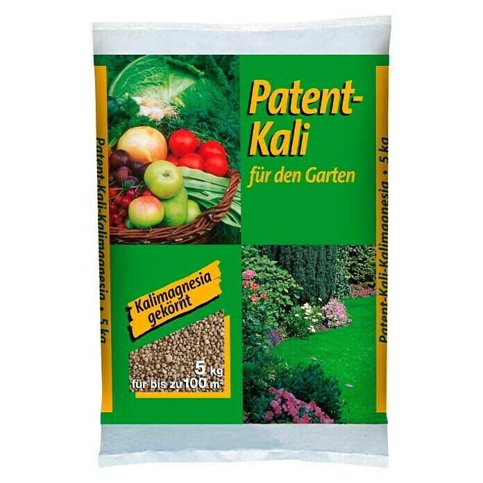 Patentkali5 kg, Inhalt ausreichend für ca.: 100 m² Front View