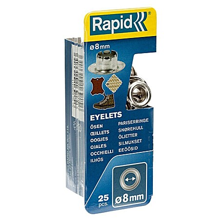 Rapid Ojales (Diámetro: 8 mm, 25 ud.)